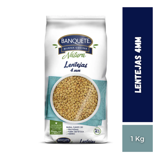 Lentejas 4mm Banquete, 1Kg