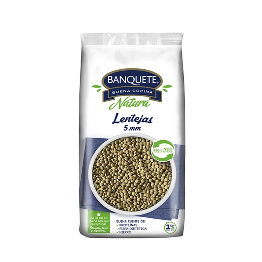 Lentejas 5mm Banquete, 1Kg