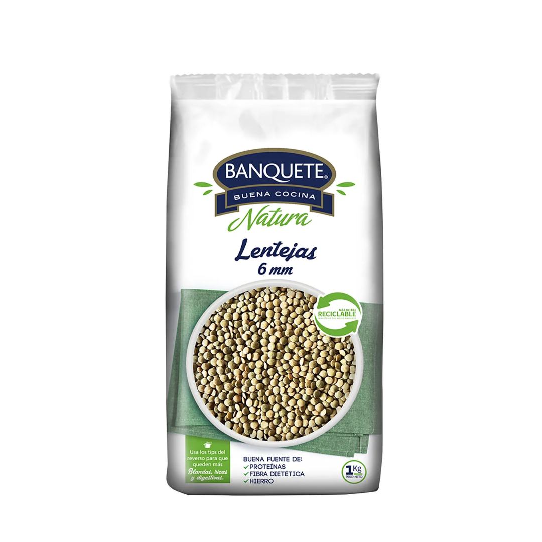 Lentejas 6mm Banquete, 1Kg