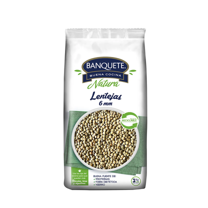 Lentejas 6mm Banquete, 1Kg