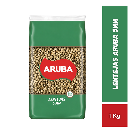 Lentejas Aruba 5mm, 1Kg