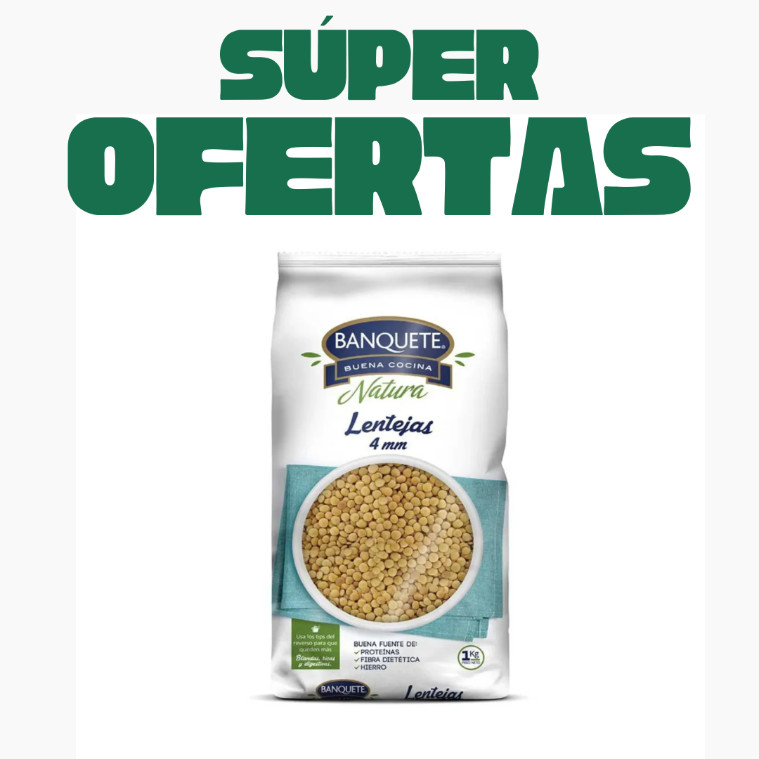 Lentejas 4mm Banquete, 1Kg