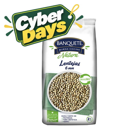 Lentejas 6mm Banquete, 1Kg - Cyber Days