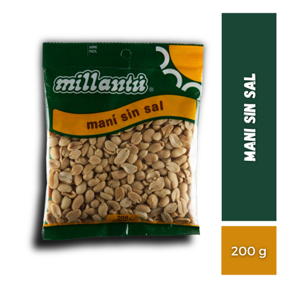 Maní Sin Sal Millantu, 200g