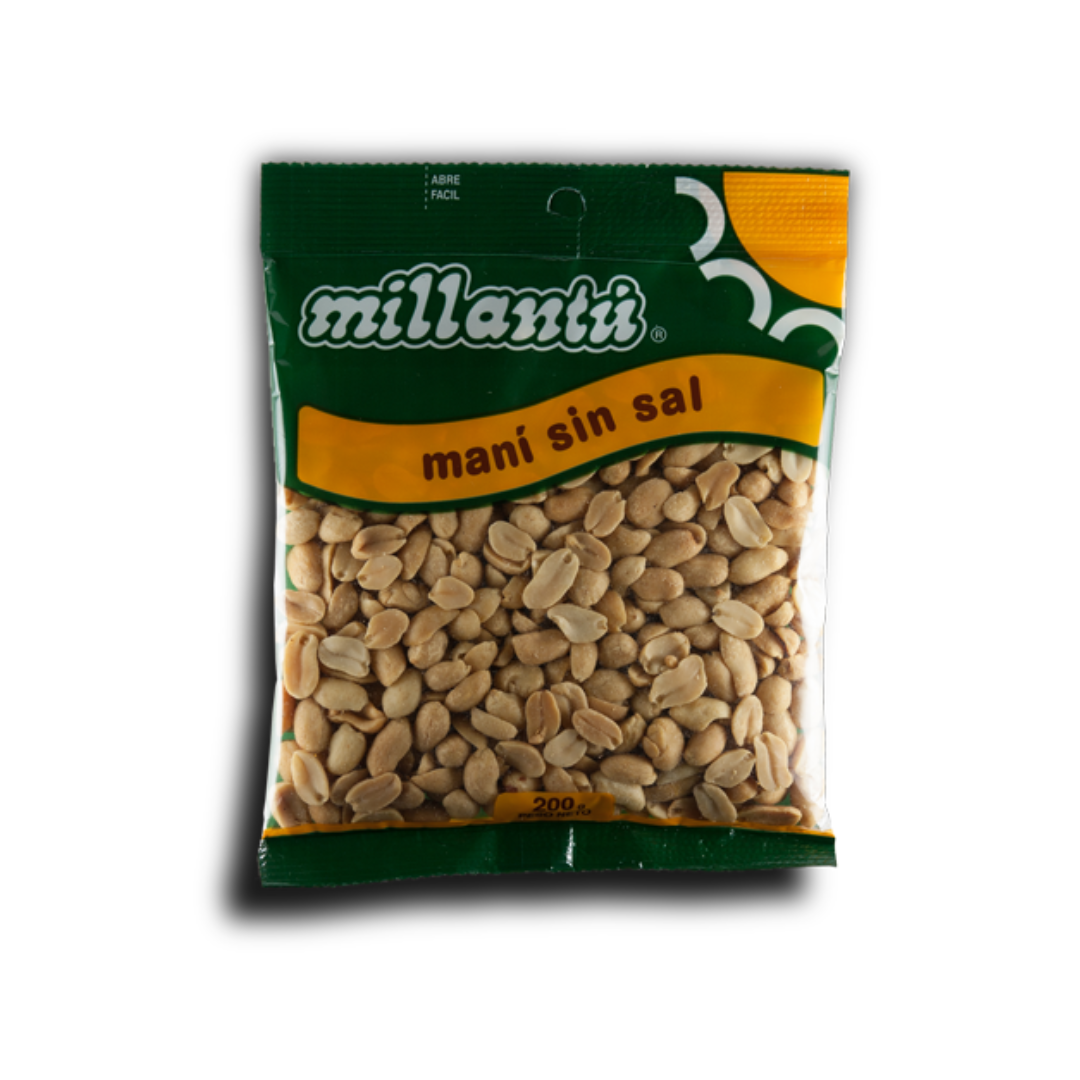Maní Sin Sal Millantu, 200g