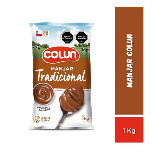 Manjar Colun, Bolsa 1kg