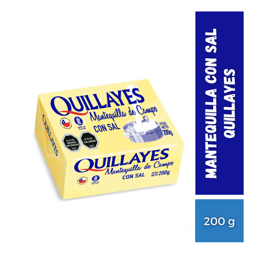 Mantequilla Con Sal Quillayes, 200g