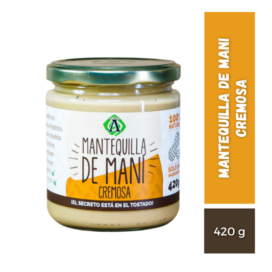 Mantequilla De Mani Cremosa, 420g