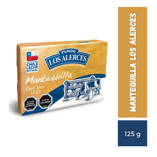 Mantequilla Los Alerces, 125g