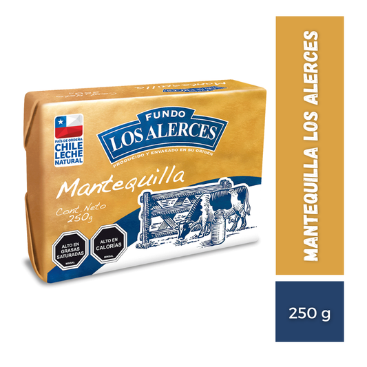 Mantequilla Los Alerces, 250g