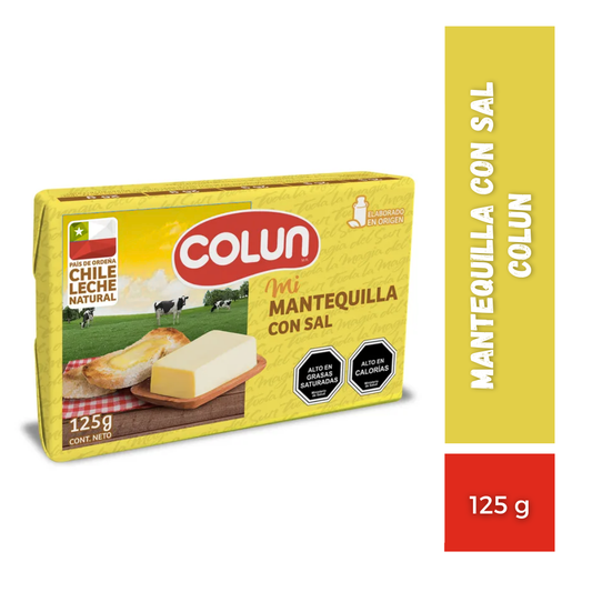 Mantequilla con Sal Colun, 125g
