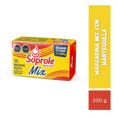 Margarina Mix Con Mantequilla Soprole, 200g