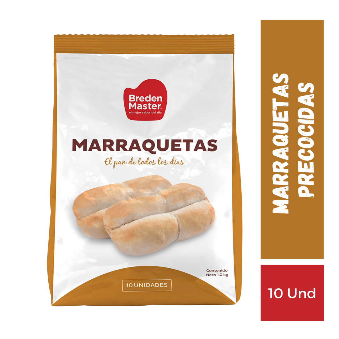 Marraqueta Precocida Breden Master, 10u