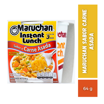 Sopa Instantanea Maruchan Sabor Carne Asada, 64g