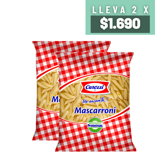 Promoción Mascarroni Carozzi Pack 2
