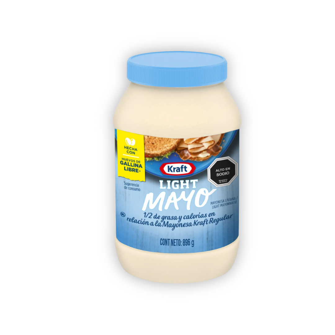 Mayonesa Kraft Light, 896g