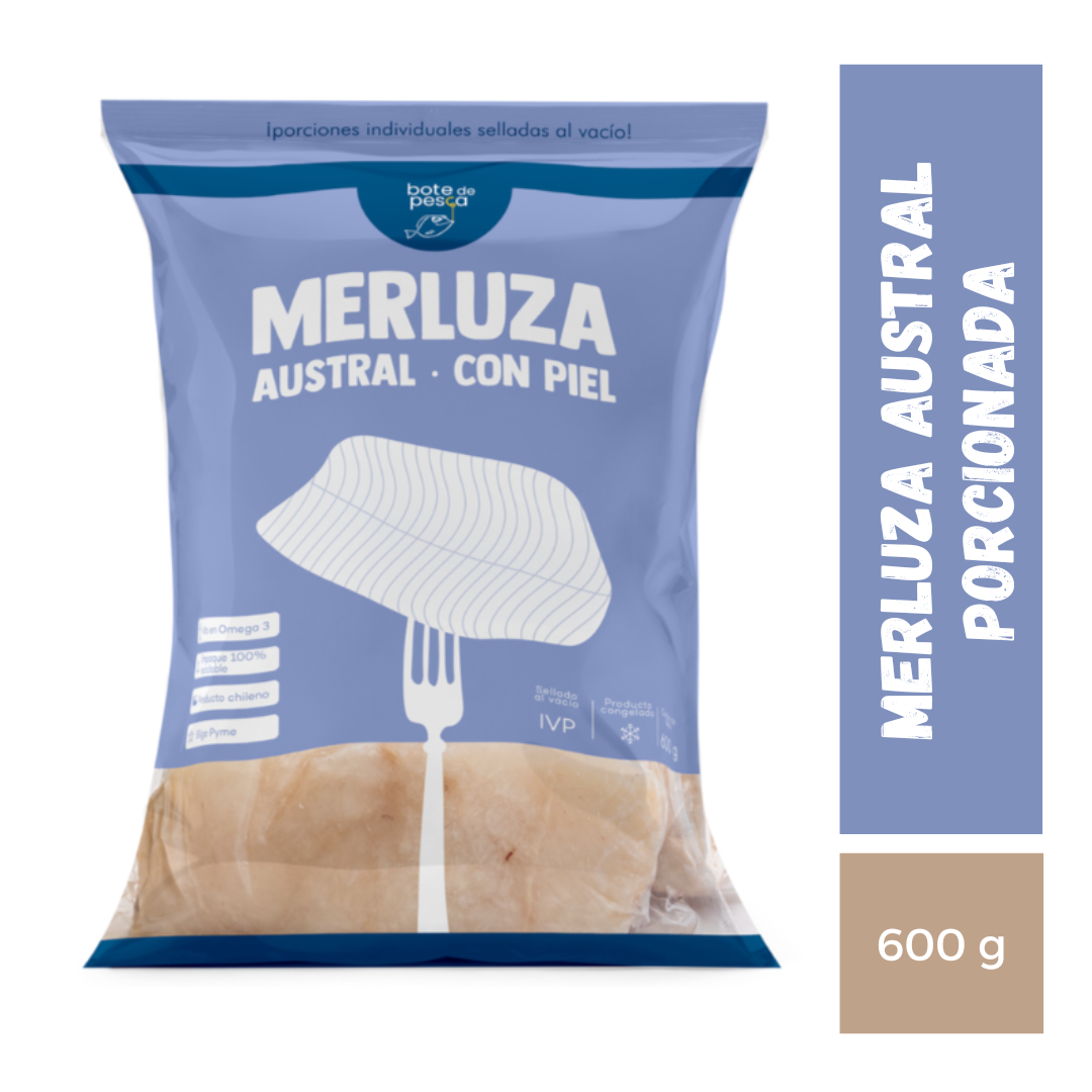 Merluza austral porcionada 600g