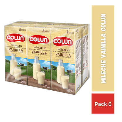 Mileche Vainilla Colun, Pack 6