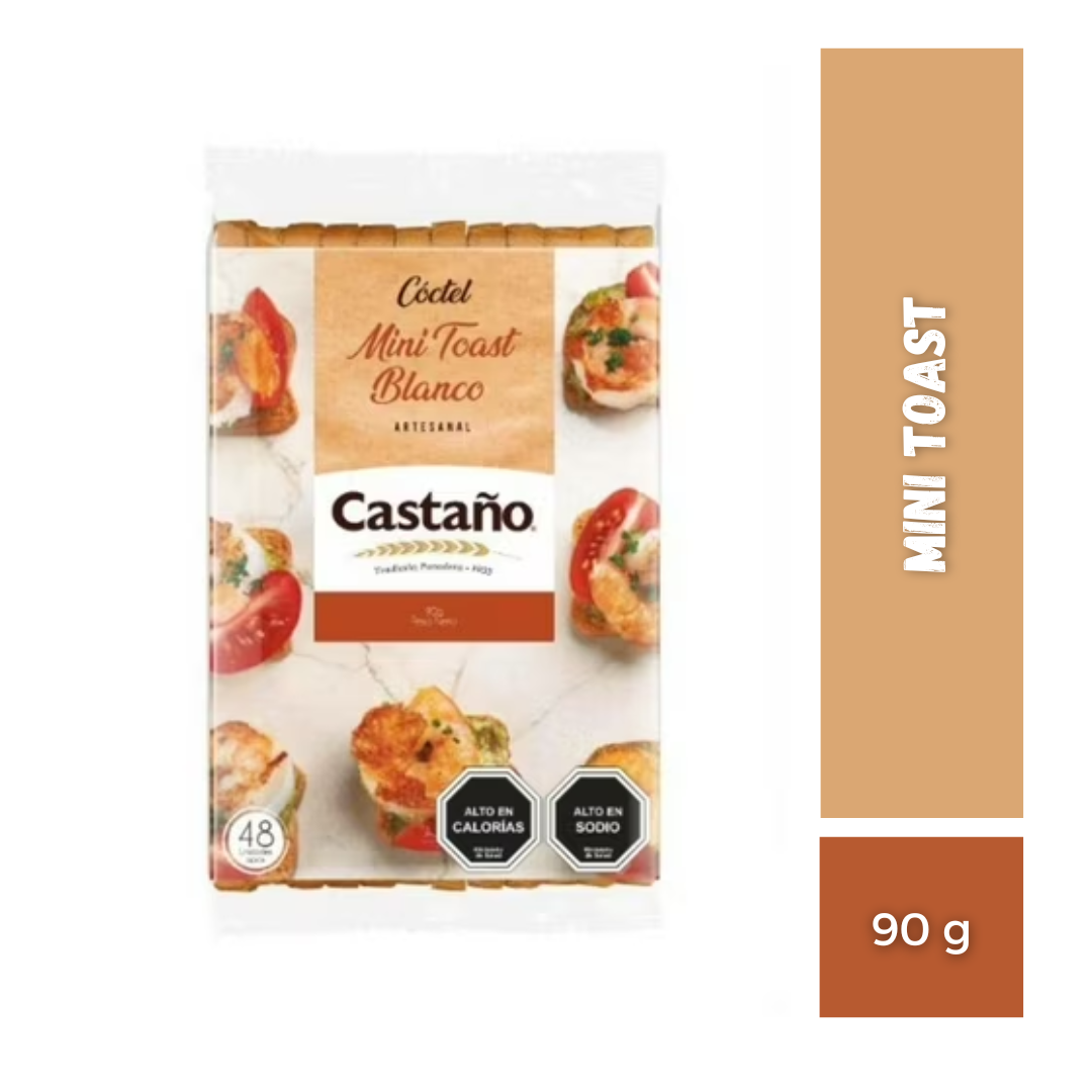Mini Toast Castaño, 90g