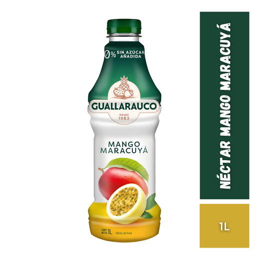 Néctar Guallarauco Mango, Piña y Naranja 0% Azúcar Añadida 1 L