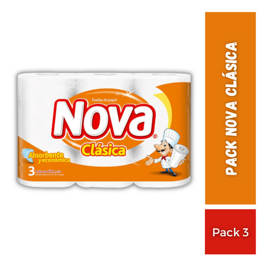 Toalla de Papel Nova, 3x12m
