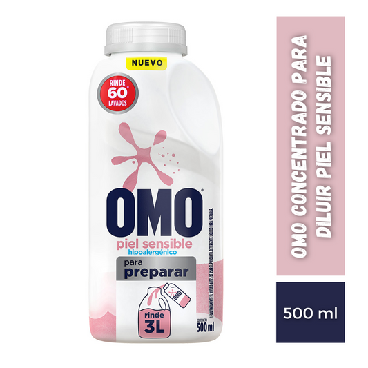 Omo Concentrado Para Diluir Piel Sensible, 500ml