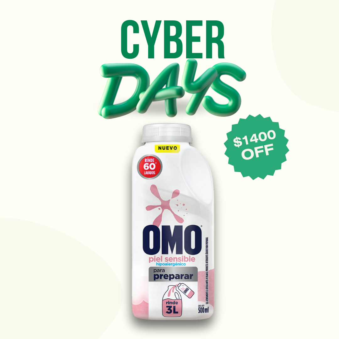 Omo Concentrado Para Diluir Piel Sensible, 500ml