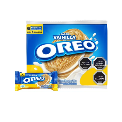 Oreo Vainilla Pack 6, 216g