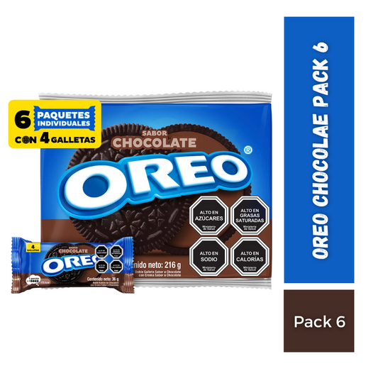 Oreo Chocolate pack 6, 216g