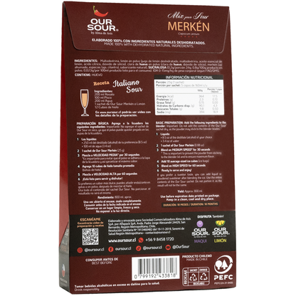 Sour Deshidratado Merken En Polvo Our Sour, 2u