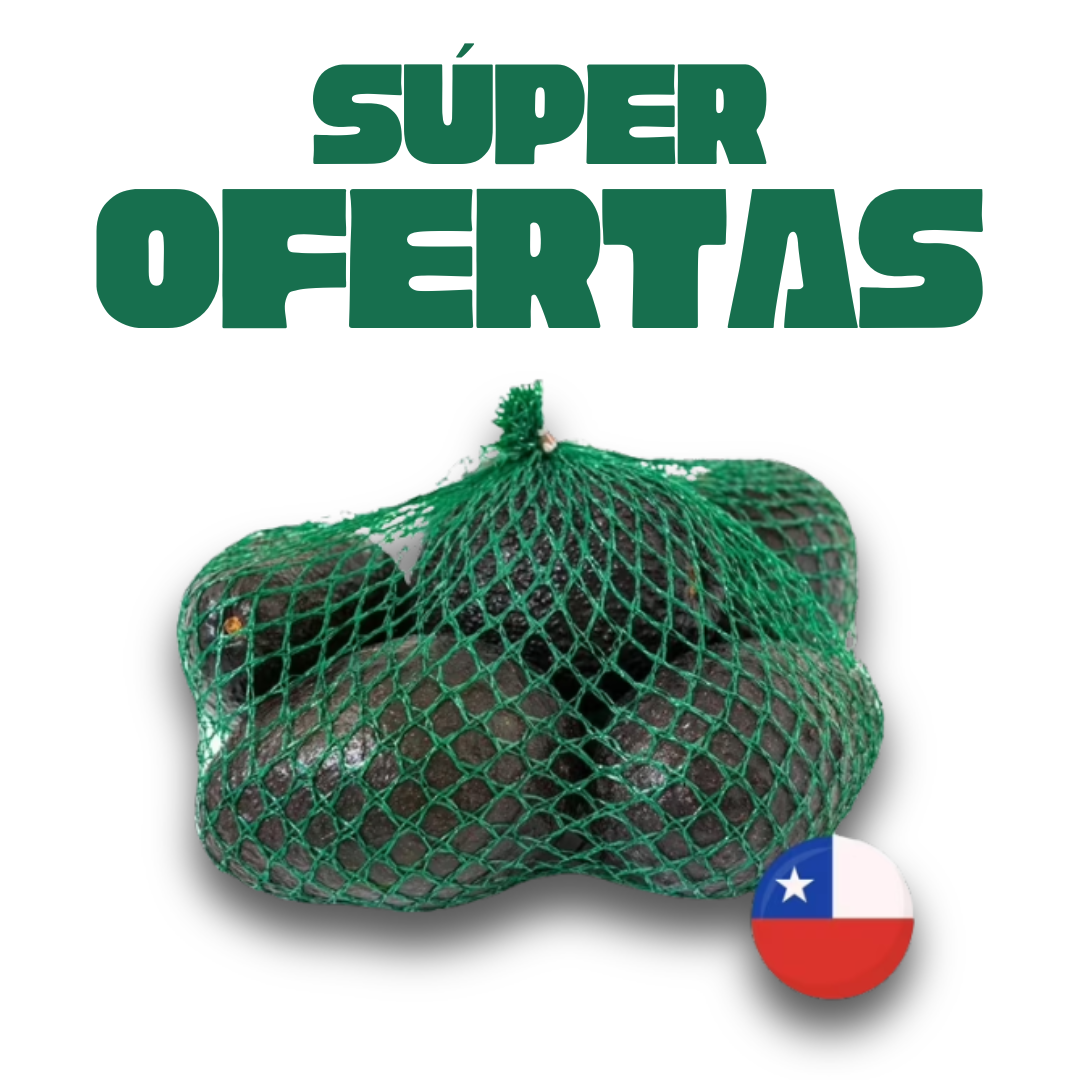 Palta Hass Chilena Pequeña Malla, 1Kg