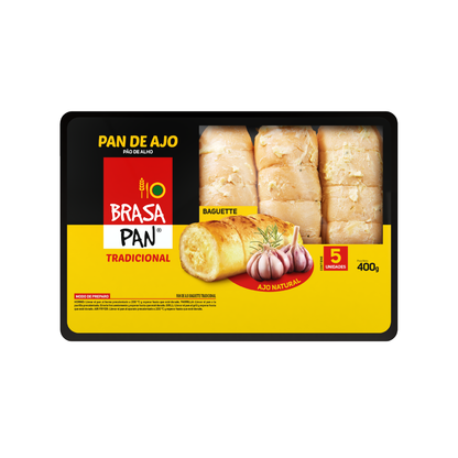 Pan De Ajo Tradicional Brasa Pan, 400g