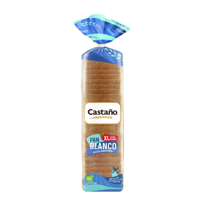 Pan Familiar Blanco XL Castaño, 770g