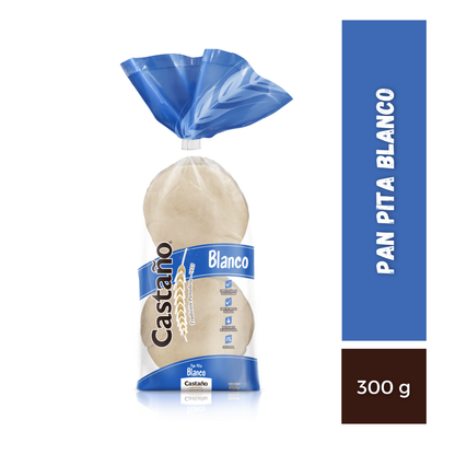 Pan Pita Blanco Castaño, 300g