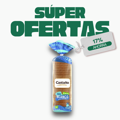 Pan Familiar Blanco Castaño, 570g
