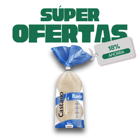 Pan Pita Blanco Castaño, 300g