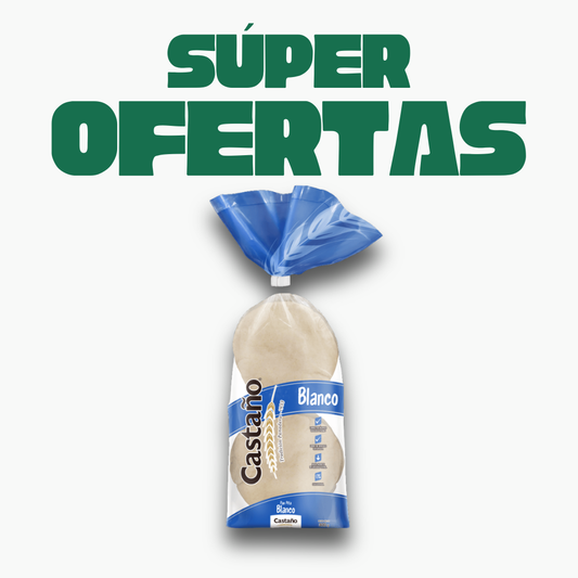 Pan Pita Blanco Castaño, 300g