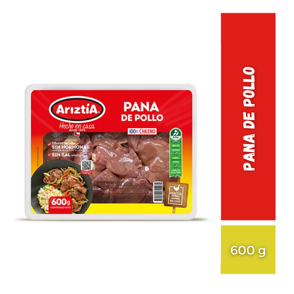 Pana De Pollo Ariztia, 600g