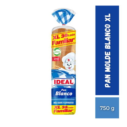Pan blanco XL Ideal, 750g