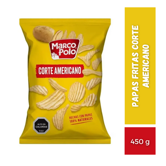 Papas Fritas Corte Americano Marco Polo, 450g