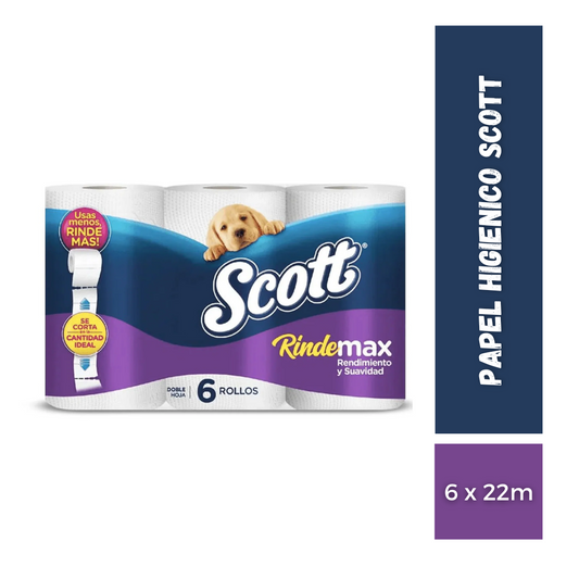 Papel Higienico Scott, 6x22m