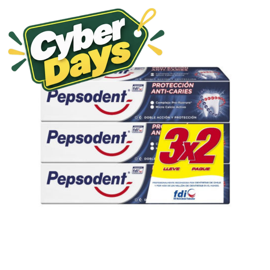Pasta Dental Pepsodent Anticaries, 3x130g - Cyber Days