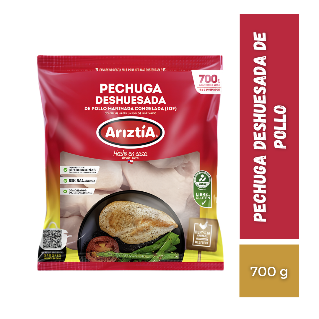 Pechuga Deshuesada De Pollo Ariztia, 700g