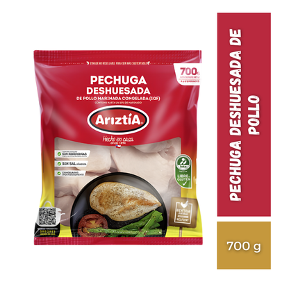 Pechuga Deshuesada De Pollo Ariztia, 700g