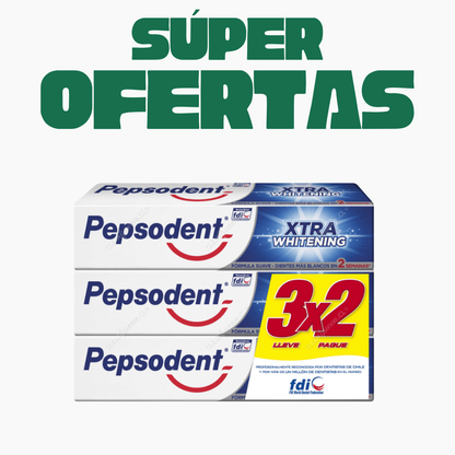 Pasta Dental Pepsodent Whitening, 3x90g