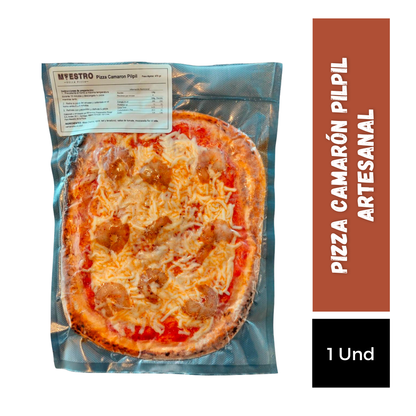 Pizza Camaron Pilpil Artesanal