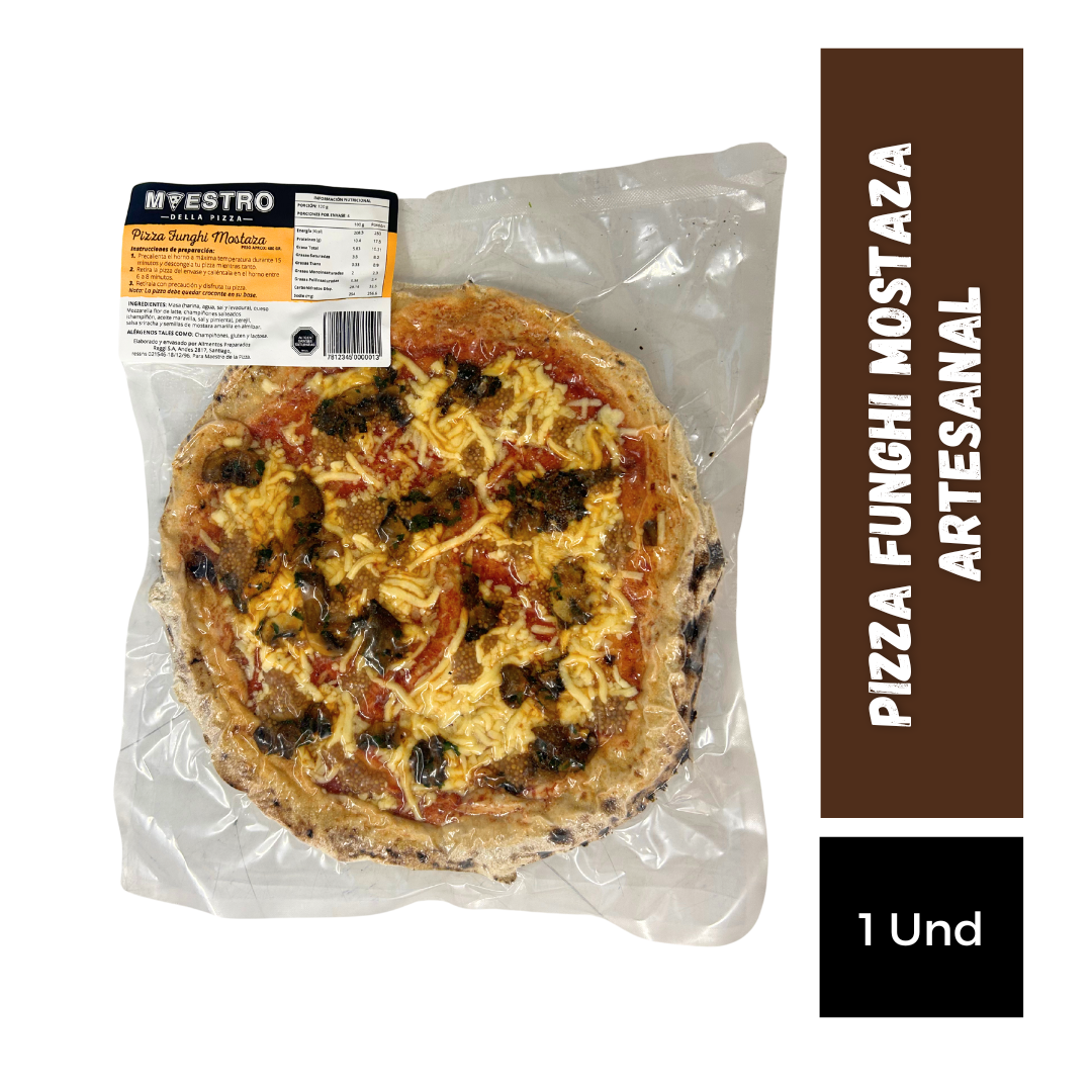 Pizza Funghi Mostaza Artesanal