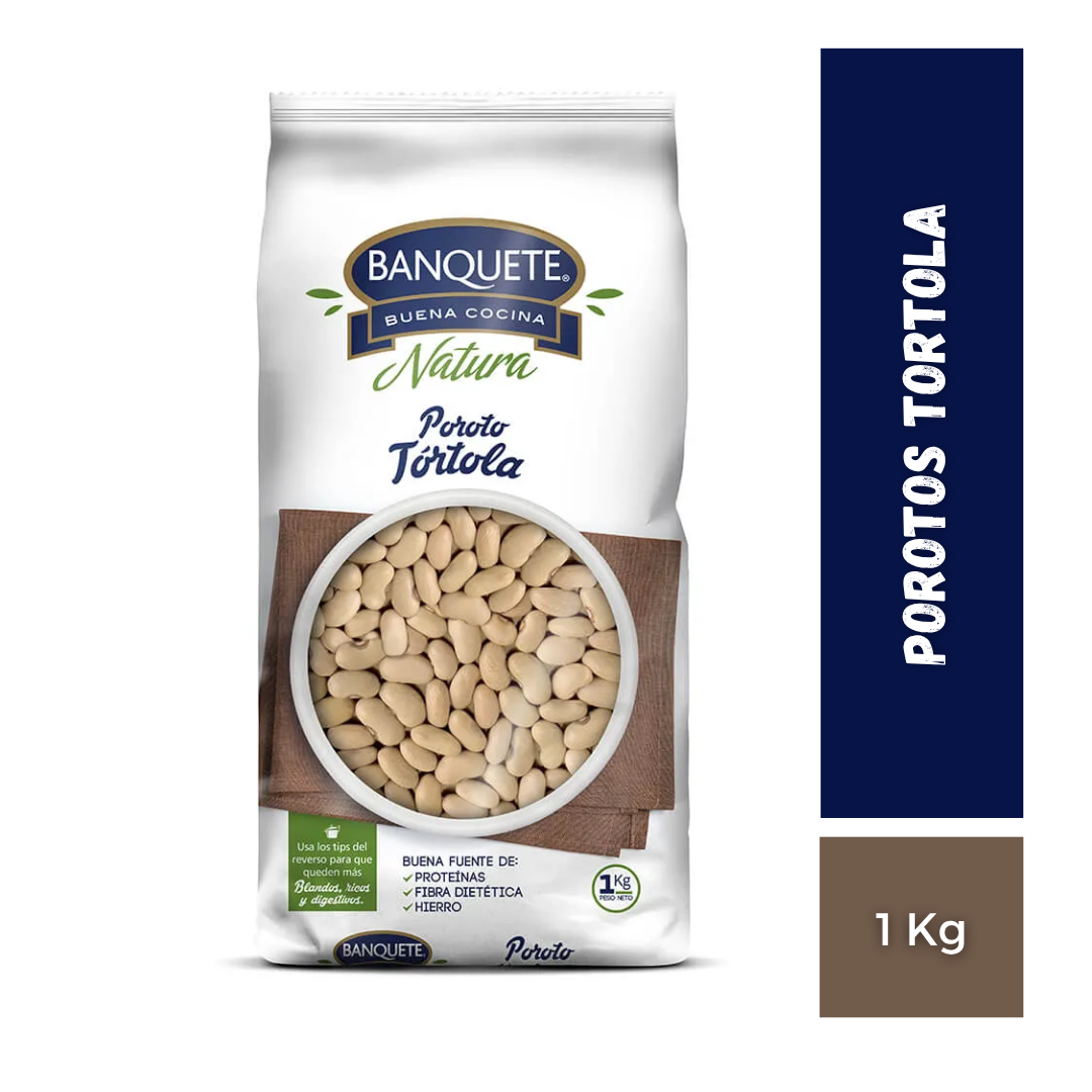Porotos Tortola Banquete, 1Kg