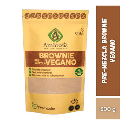 Pre-Mezcla Brownie Vegano, 500g