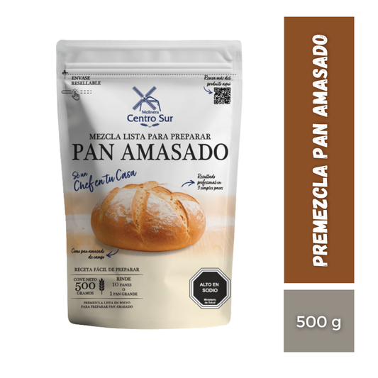 Premezcla Pan Amasado Centro Sur, 500g